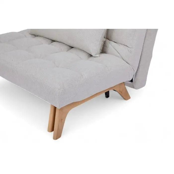 Sofá Cama Coral Tamaño Twin Color Gris Claro