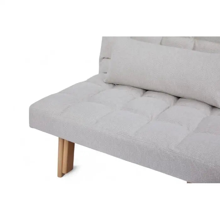 Sofá Cama Coral Tamaño Twin Color Gris Claro