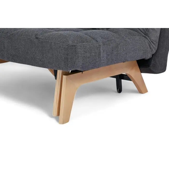 Sofá Cama Coral Tamaño Twin Color Gris Oscuro