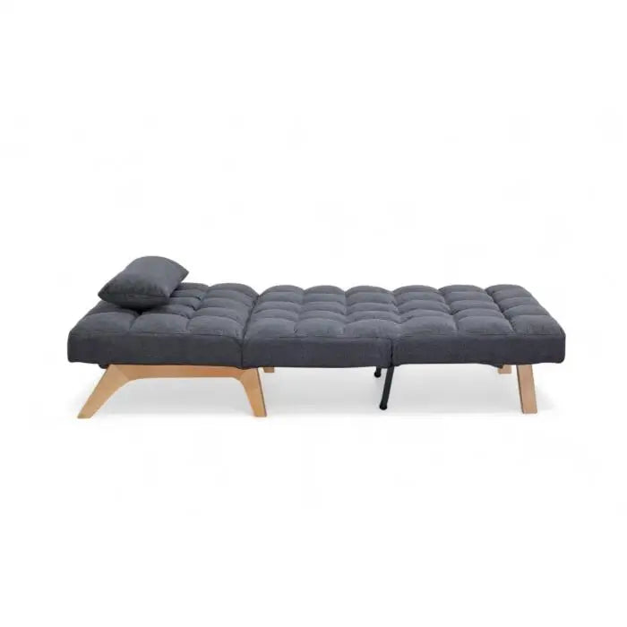 Sofá Cama Coral Tamaño Twin Color Gris Oscuro