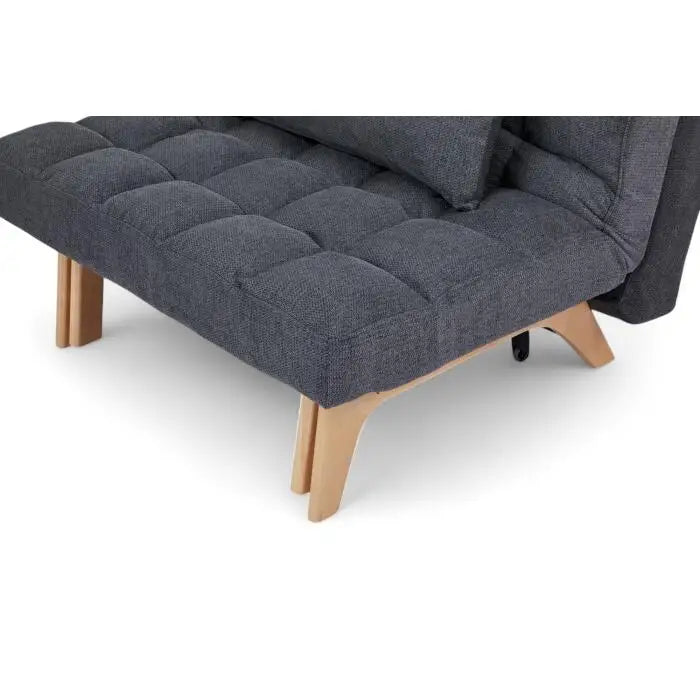 Sofá Cama Coral Tamaño Twin Color Gris Oscuro