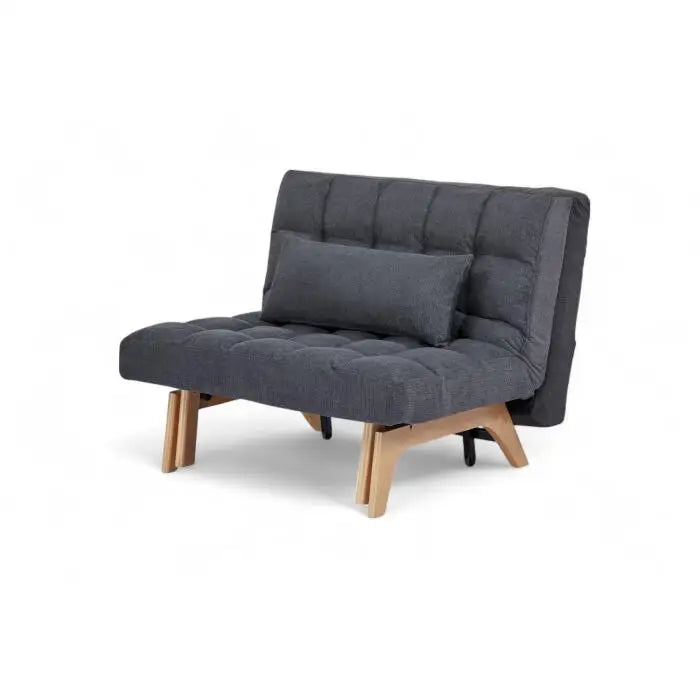 Sofá Cama Coral Tamaño Twin Color Gris Oscuro