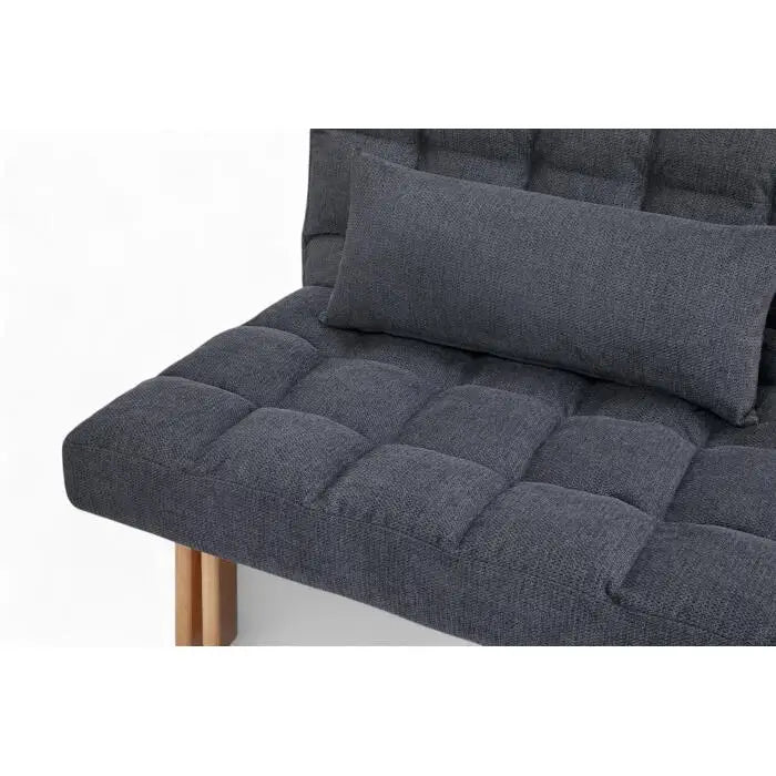 Sofá Cama Coral Tamaño Twin Color Gris Oscuro