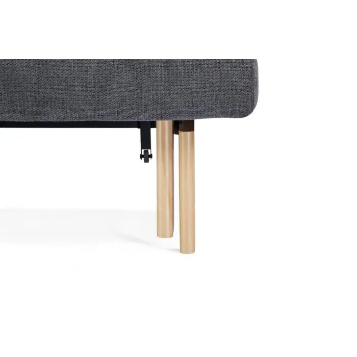 Sofá Cama Coral Tamaño Twin Color Gris Oscuro