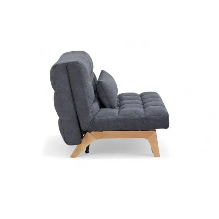 Sofá Cama Coral Tamaño Twin Color Gris Oscuro