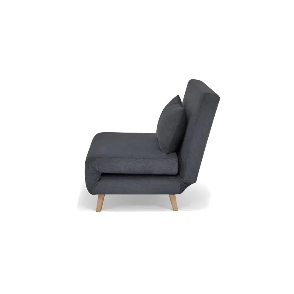 Sofá Cama Space Tamaño Twin Color Gris Oscuro