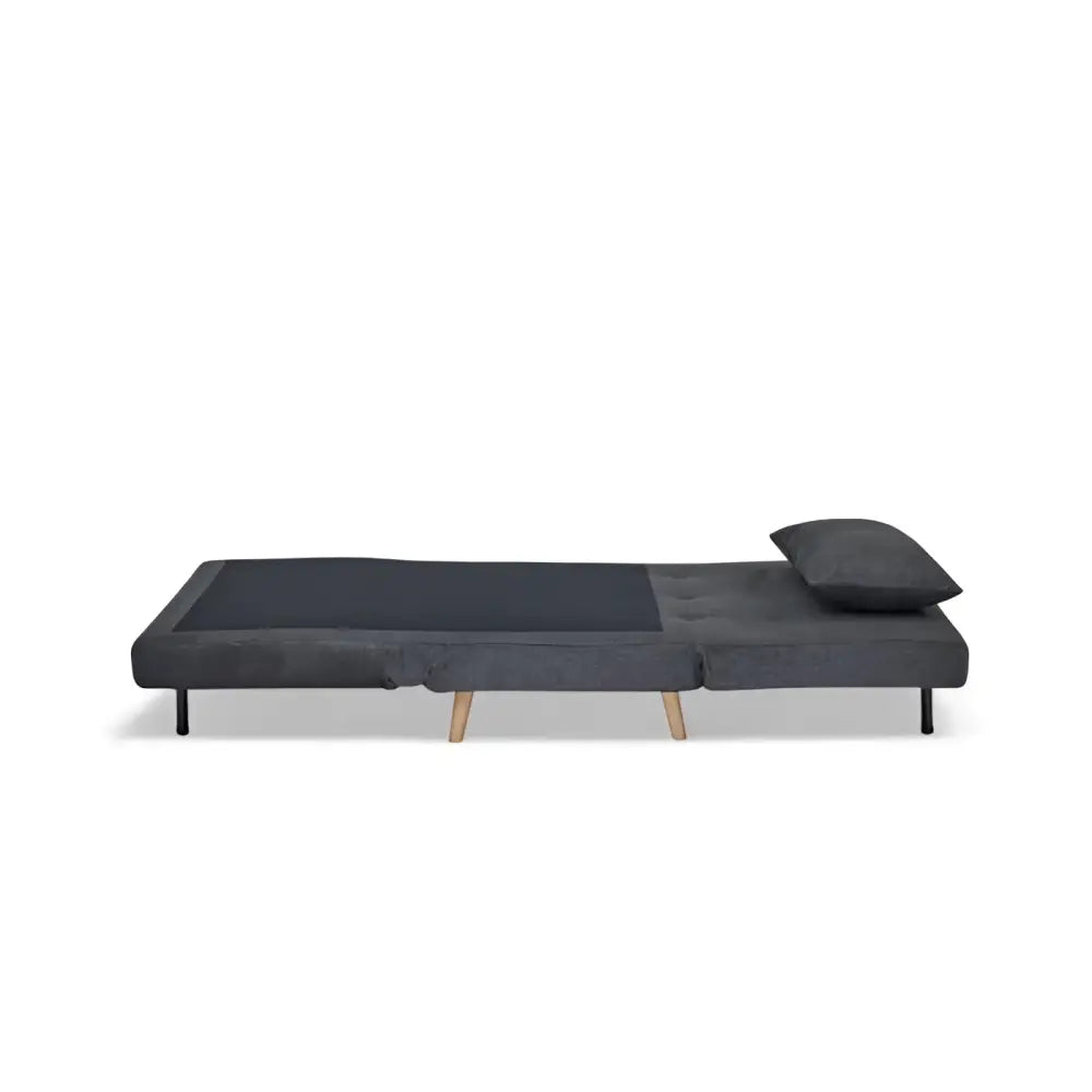 Sofá Cama Space Tamaño Twin Color Gris Oscuro