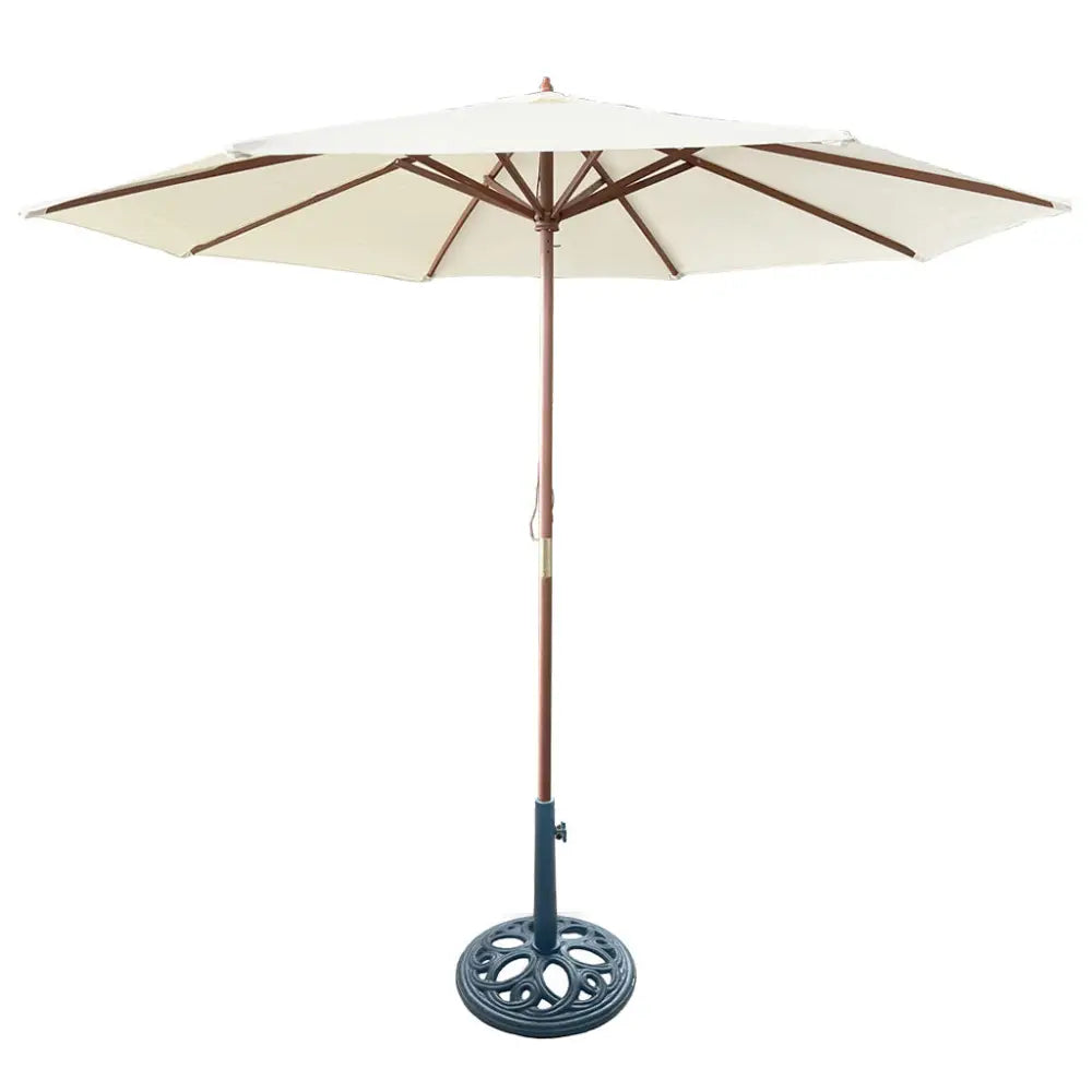 Sombrilla de Patio Redonda 270cm Beige Tokoa (EX-7156)