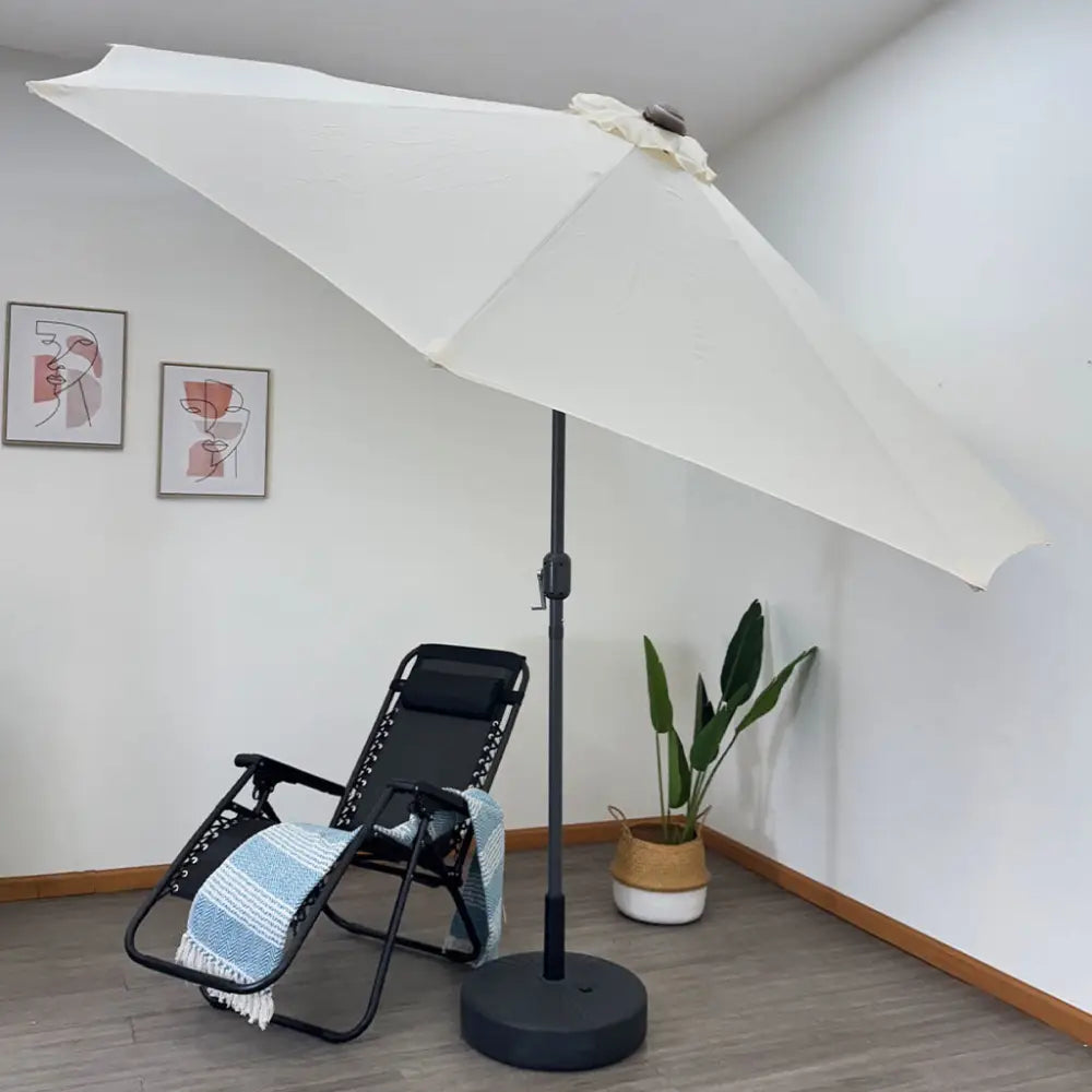Sombrilla de Patio Redonda 300cm Beige Tokoa (EX 7170)