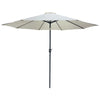 Sombrilla de Patio Redonda 300cm Beige Tokoa (EX 7170)