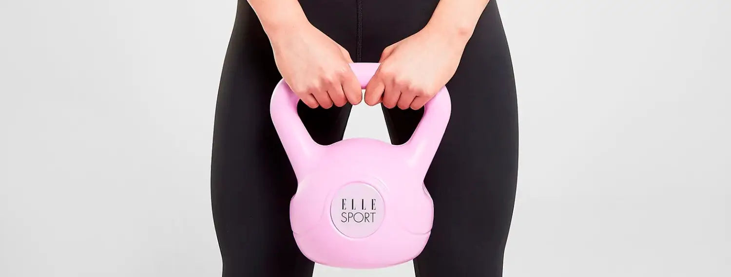 Mancuerna Elle Sport Kettlebell 8 Kg Rosada en Costa Rica con garantía segura.