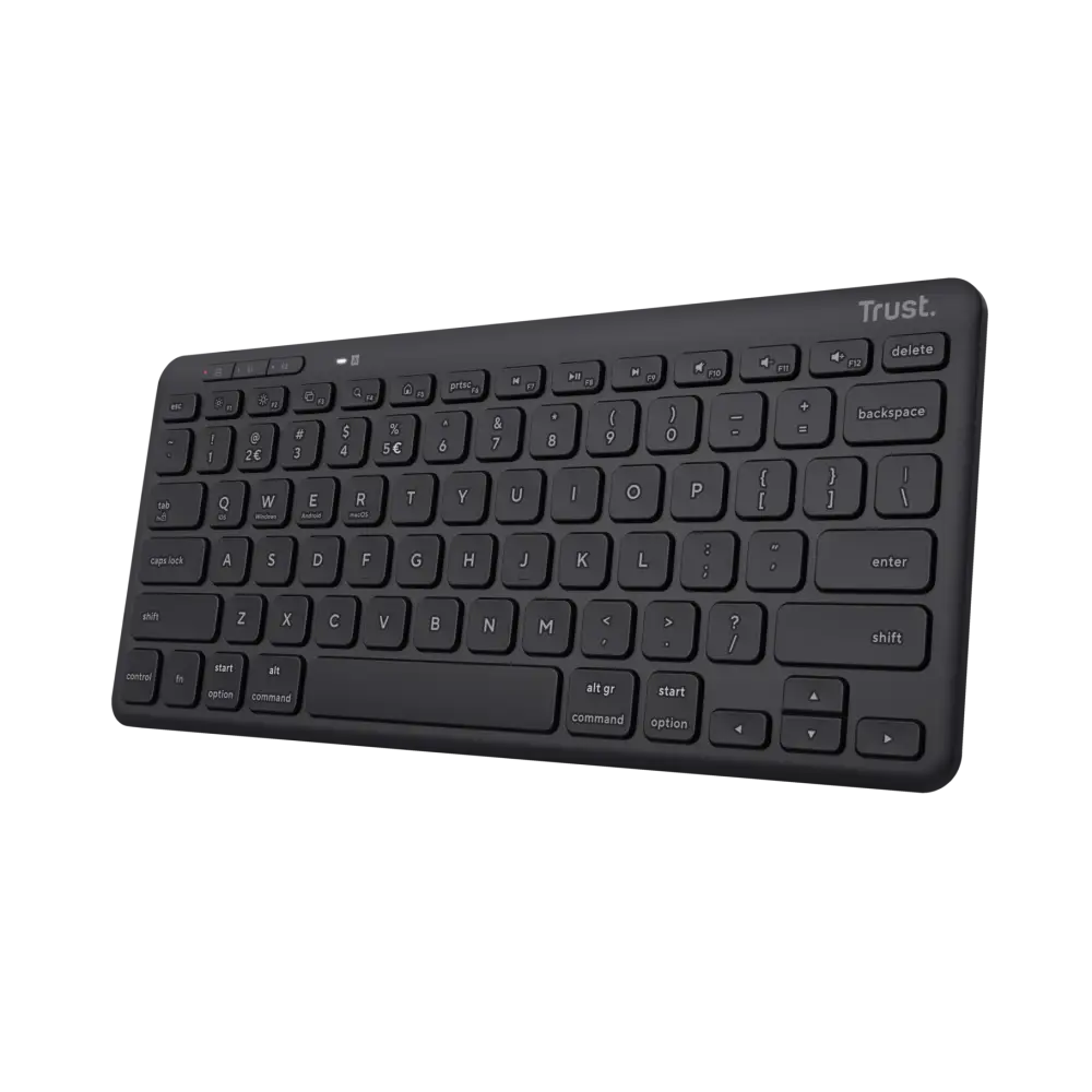 Teclado Inalámbrico Eco Multidispositivo Lyra Negro Trust (25059)
