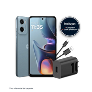 Teléfono Celular Motorola E15 - 2 + 4GB RAM - 64GB - Azul Cantera - Celulares
