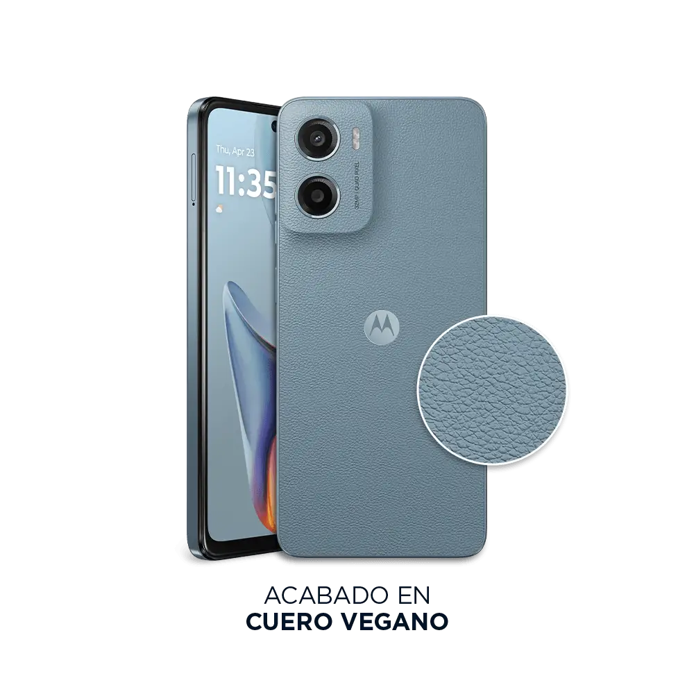 Teléfono Celular Motorola E15 - 2 + 4GB RAM - 64GB - Azul Cantera - Celulares