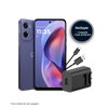 Teléfono Celular Motorola E15 - 2 + 4GB RAM - 64GB - Morado - Celulares