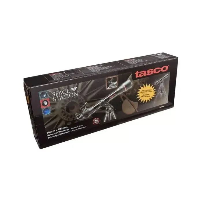Telescopio Tasco SpaceStation 70x800mm Refractor Negro (49070800)