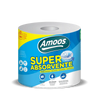 Toallas Mayordomo Super Absorbentes Doble Hoja 180 H Paquete 6 Unidades Amoos (J624510) - de Papel