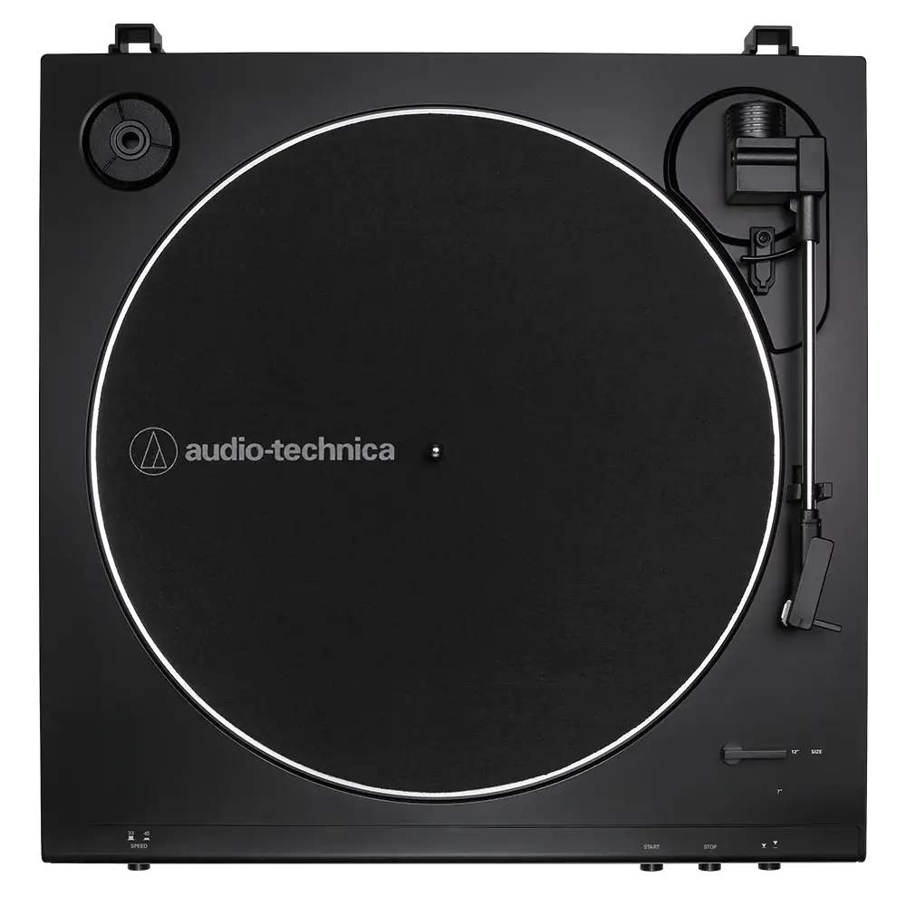 Tocadiscos de Transmisión por Correa Automático Negro Audio-Technica (AT-LP60X-BK)