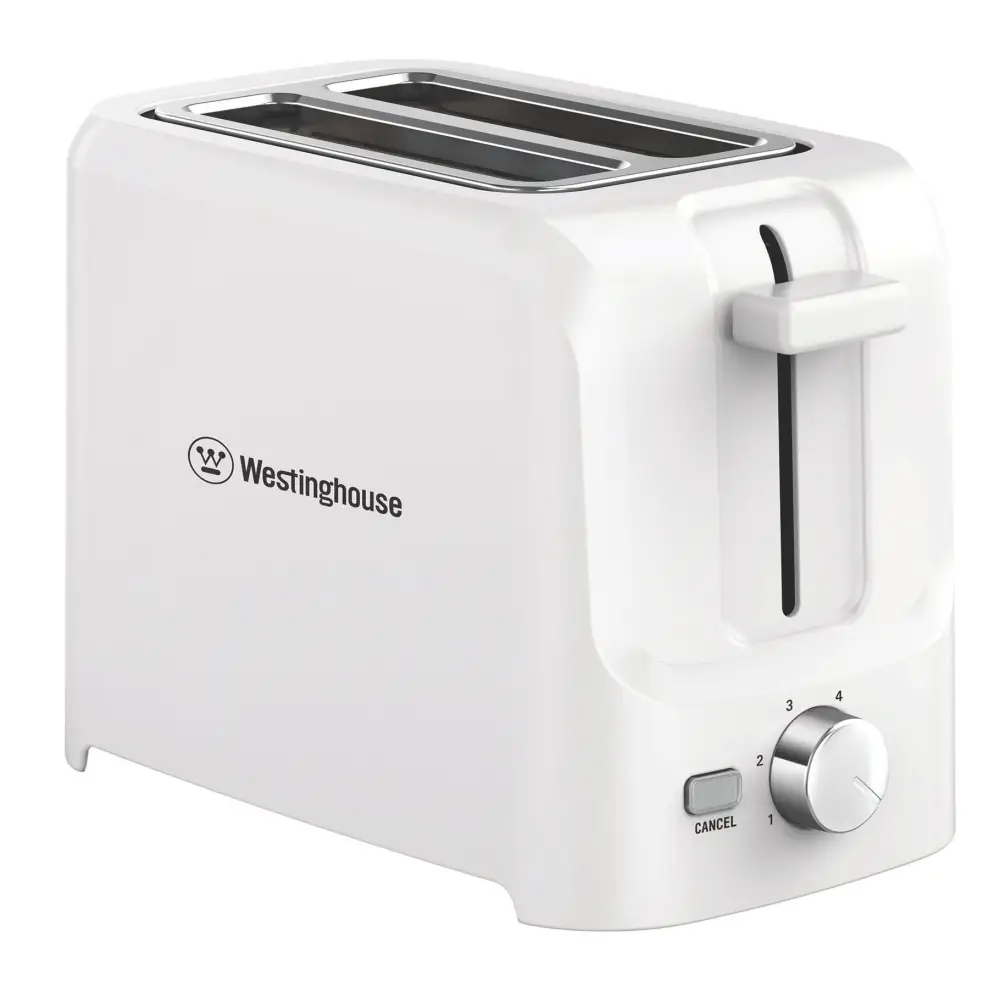 Tostador de Pan 2 Rebanadas Blanco Westinghouse (WKTTSL10) - Tostadores