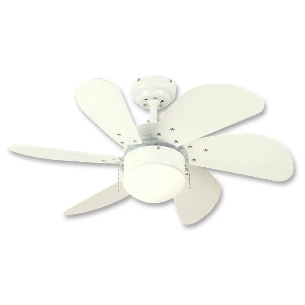 Ventilador de Techo 30’’ Turbo Swirl con 6 Aspas Blanco Westinghouse (78145) - Abanico