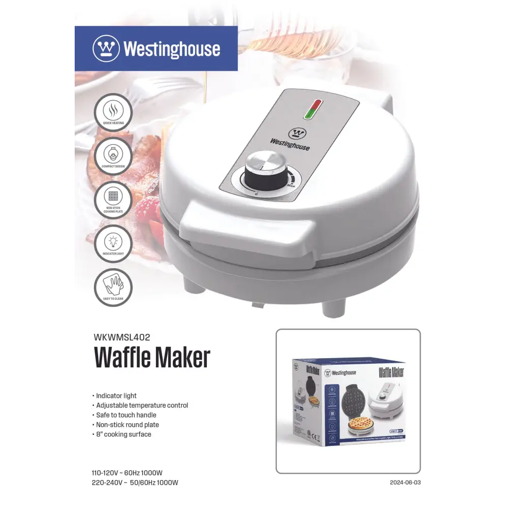 Waflera Westinghouse Simple Life Blanca (WKWMSL402)