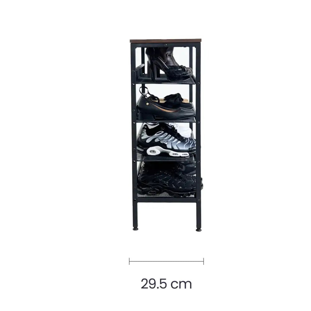 Zapatera de Metal 4 Niveles Tokoa (AC-624) - Zapateras
